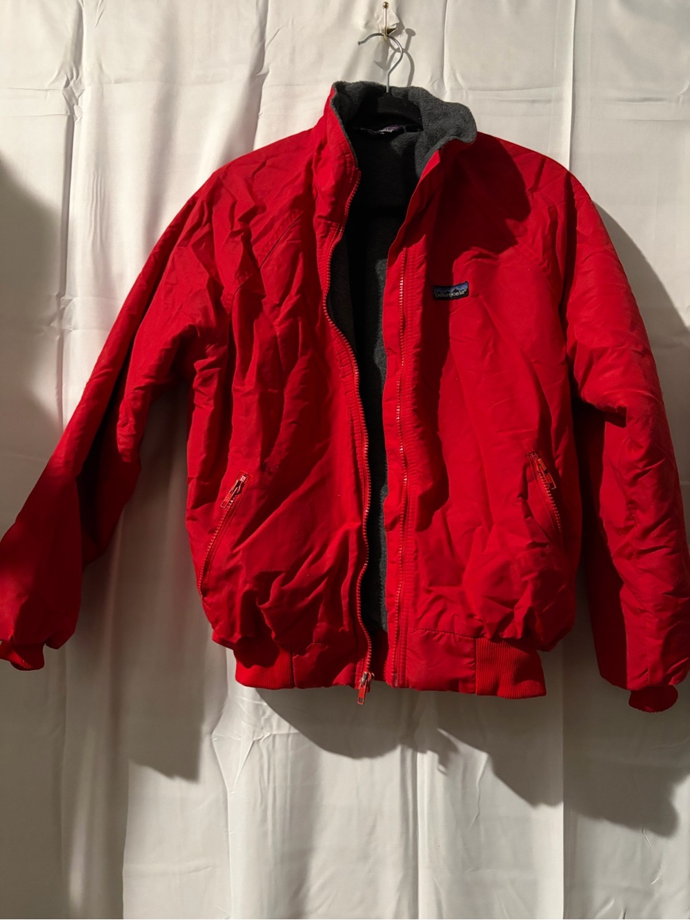 Patagonia Red Jacket with Fleece Liner